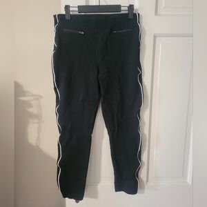 Spanx The Perfect Pants Ankle Piped Skinny Black L Tall